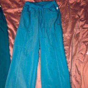 XS Scrub Bottoms baby blue